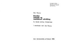 cover of the book Kvinder: Arbejde og intellektuel udvikling. En blandet samling betragtninger