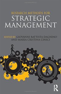 cover of the book Research Methods for Strategic Management