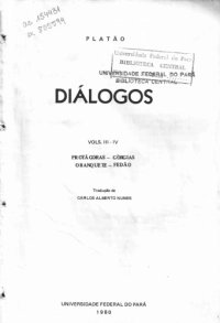 cover of the book Diálogos: Protágoras-Górgias-O banquete-Fedão