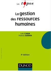 cover of the book La gestion des ressources humaines