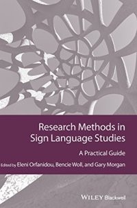 cover of the book Research Methods in Sign Language Studies: A Practical Guide