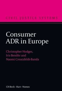 cover of the book Consumer ADR in Europe