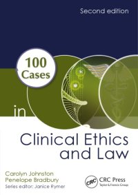 cover of the book 100 cases in clinical ethics and law