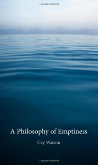 cover of the book A philosophy of emptiness