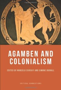 cover of the book Agamben and colonialism