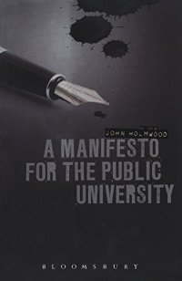 cover of the book A manifesto for the public university