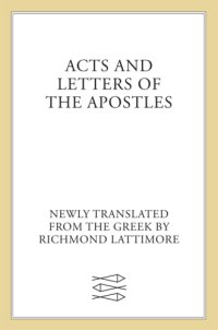 cover of the book Acts and letters of the Apostles