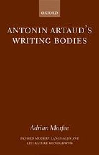 cover of the book Antonin Artaud's writing bodies