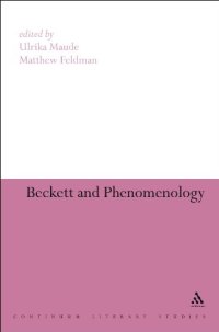 cover of the book Beckett and phenomenology