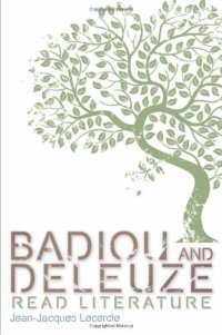 cover of the book Badiou and Deleuze Read Literature