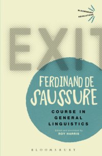 cover of the book Course in General Linguistics