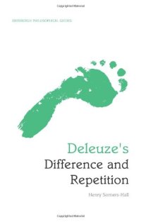 cover of the book Deleuze’s Difference and Repetition