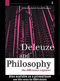 cover of the book Deleuze and Philosophy: The Difference Engineer