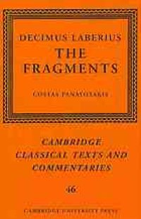 cover of the book Decimus Laberius : the fragments