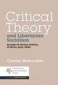 cover of the book Critical theory and libertarian socialism : realizing the political potential of critical social theory