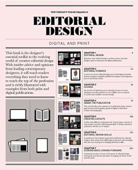 cover of the book Editorial design : digital and print