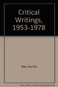 cover of the book Critical writings, 1953-1978