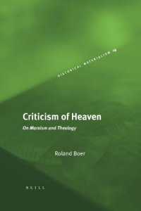 cover of the book Criticism of heaven : on Marxism and theology