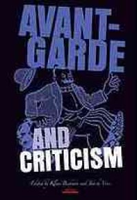 cover of the book Avant-garde and criticism