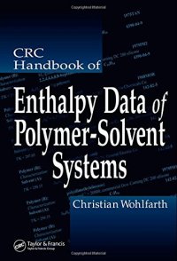 cover of the book CRC handbook of enthalpy data of polymer-solvent systems