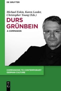 cover of the book Durs Grünbein : a Companion