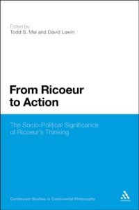 cover of the book From Ricoeur to action : the socio-political significance of Ricoeur's thinking