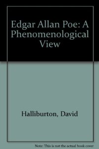 cover of the book Edgar Allan Poe; a phenomenological view