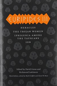 cover of the book Euripides III: The Complete Greek Tragedies, Third Edition