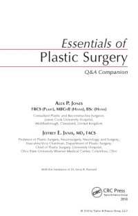 cover of the book Essentials of Plastic Surgery : Q&A Companion