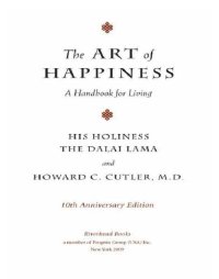 cover of the book The art of happiness : a handbook for living