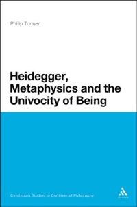 cover of the book Heidegger, metaphysics and the univocity of being