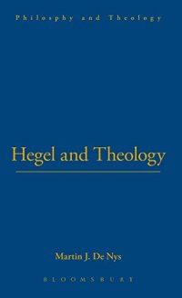 cover of the book Hegel and Theology