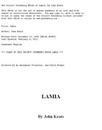 cover of the book Lamia