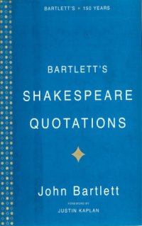 cover of the book Bartlett's Shakespeare quotations