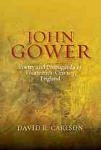 cover of the book John Gower, poetry and propaganda in fourteenth-century England