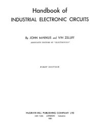 cover of the book Handbook of industrial electronic circuits