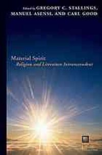 cover of the book Material spirit : religion and literature intranscendent