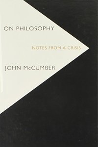 cover of the book On philosophy : notes from a crisis