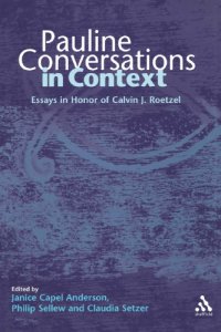 cover of the book Pauline Conversations in Context: Essays in Honor of Calvin J. Roetzel