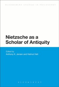 cover of the book Nietzsche as a Scholar of Antiquity