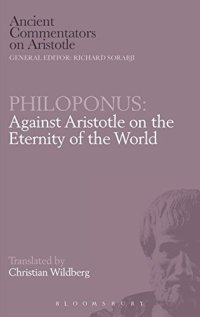 cover of the book Philoponus : against Aristotle on the eternity of the world