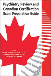 cover of the book Psychiatry review and Canadian certification exam preparation guide