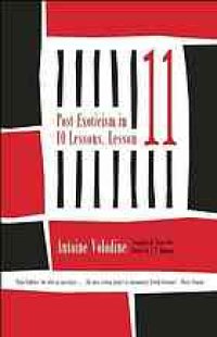 cover of the book Post-exoticism in ten lessons, lesson eleven