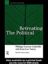 cover of the book Retreating the political