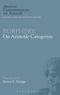 cover of the book Porphyry : on Aristotle categories