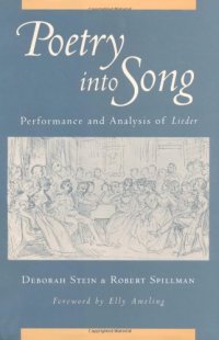 cover of the book Poetry into song : performance and analysis of lieder