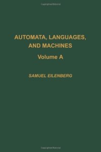 cover of the book Automata, languages, and machines