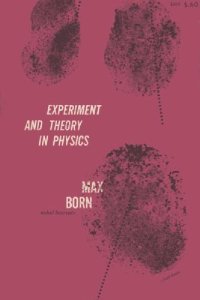 cover of the book Experiment and theory in physics 