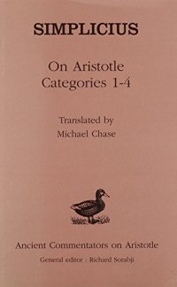 cover of the book Simplicius : on Aristotle categories 1-4