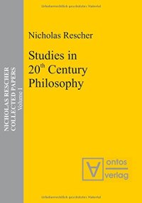 cover of the book Studies in 20th Century Philosophy